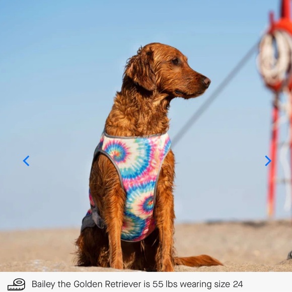 Canada Pooch Chill Seeker Cooling Vest - Tie-dye - Size 20 - Picture 7 of 16